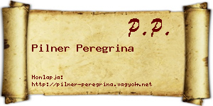 Pilner Peregrina névjegykártya